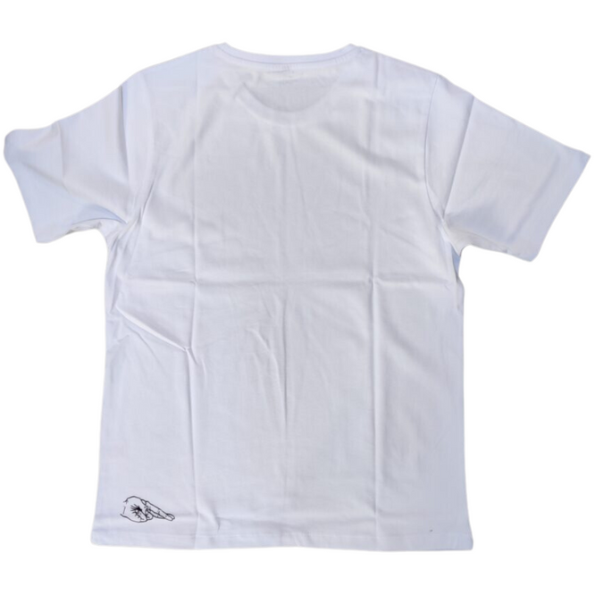 Taschen-T-Shirt Weiß