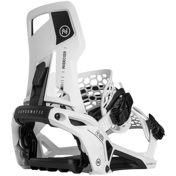 Supermatic 2025 Weiß Snowboard Bindungen