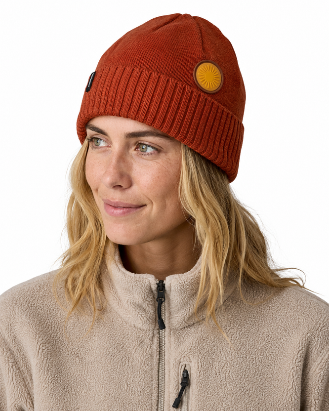 Brodeo Beanie Spirited Sun: Brüniertes Rot