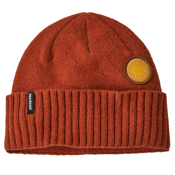 Brodeo Beanie Spirited Sun: Brüniertes Rot