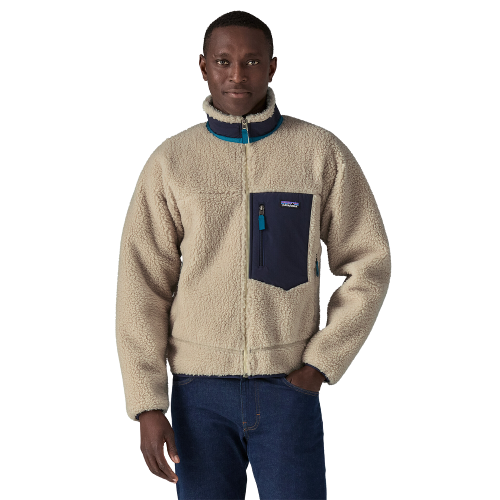 Klassische Retro-X® Fleece-Jacke Natur