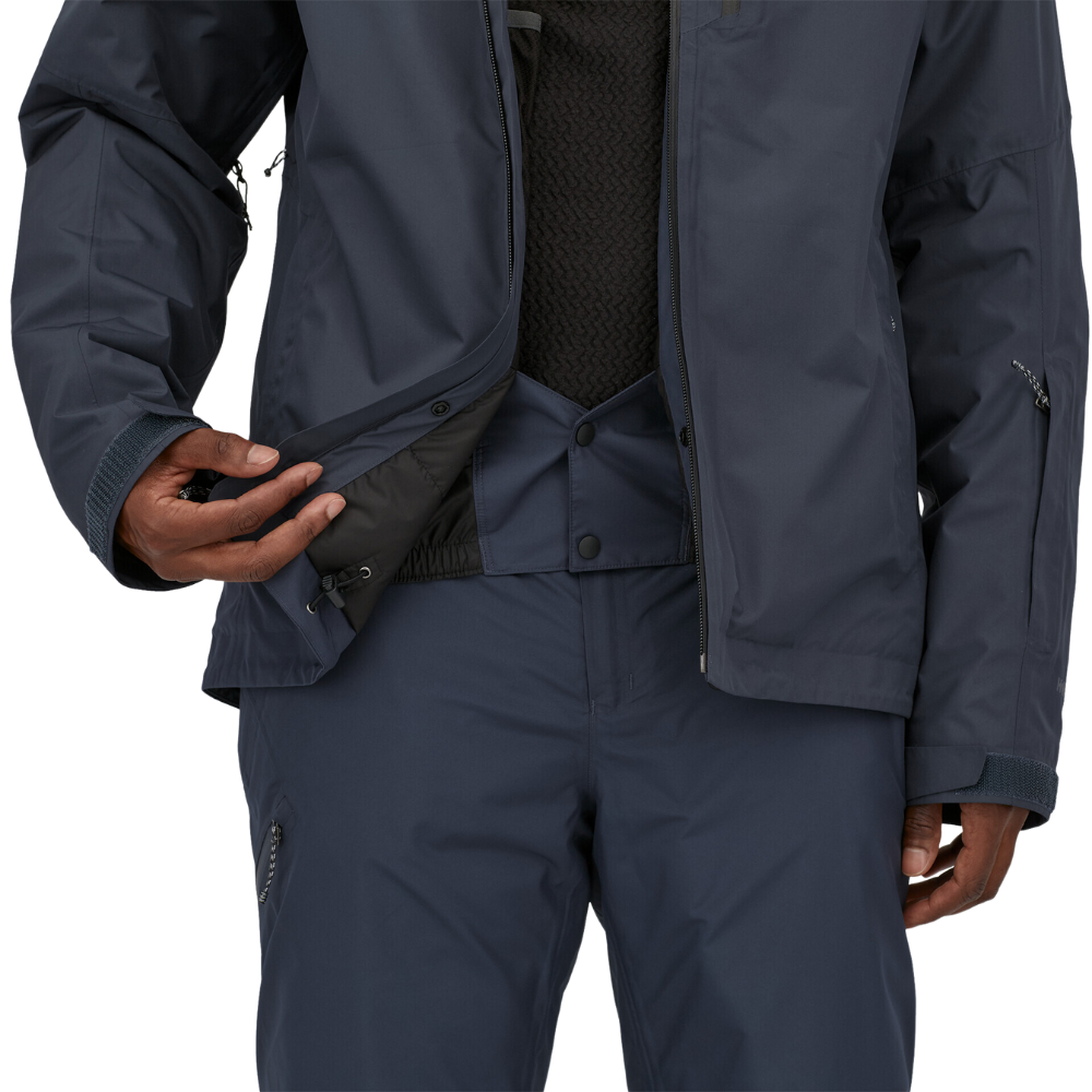 Isolierte Powder Town Snowboard Jacke Smolder Blau