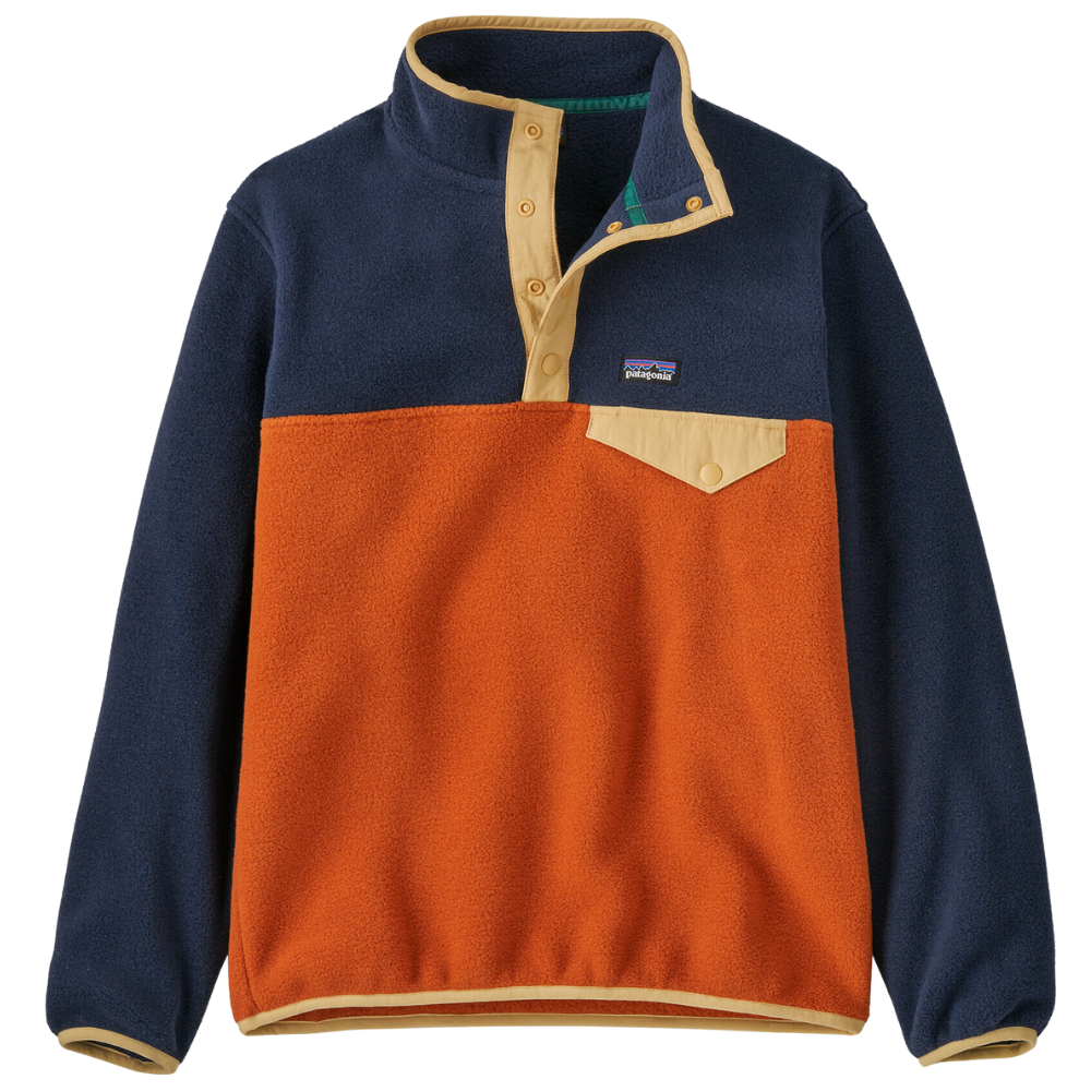Leichter Synchilla® Snap-T® Fleece-Pullover für Kinder Redtail Rust