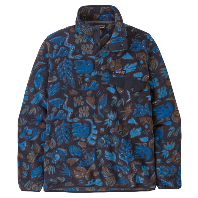 Leichter Synchilla® Snap-T® Fleece-Pullover Pitch Blue