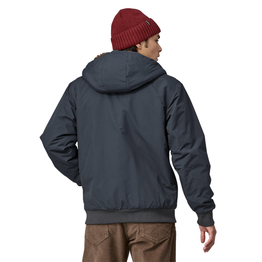 Gefütterte Isthmus-Kapuzenjacke Smolder Blue