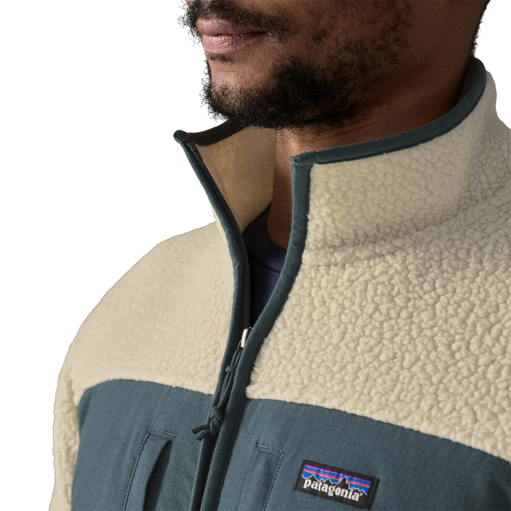 Retro Pile Patch Jacket Pelican