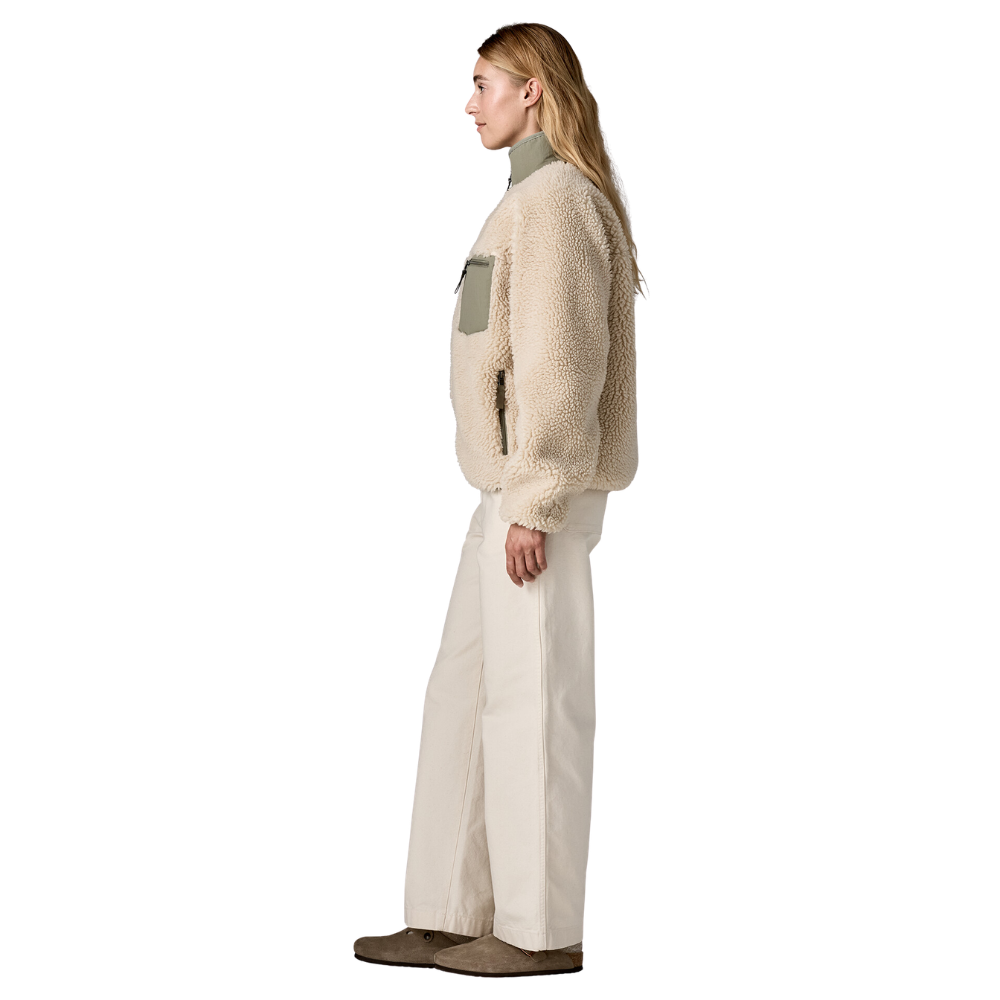 Womens Classic Retro X Jacket Dark Natural/ River Rock Green