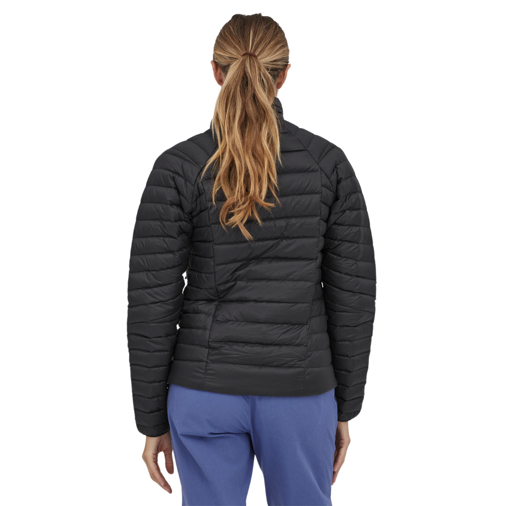 Daunenpullover für Damen Schwarz