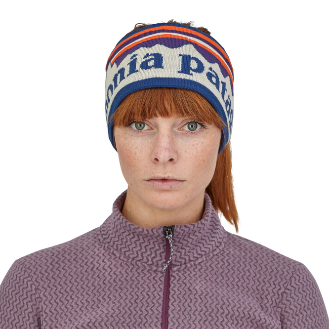 Womens Powder Town Headband Fitz Roy Sunrise Knit: Birke Weiß