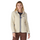 Damen Retro Pile Fleece Jacke Thermal Blau