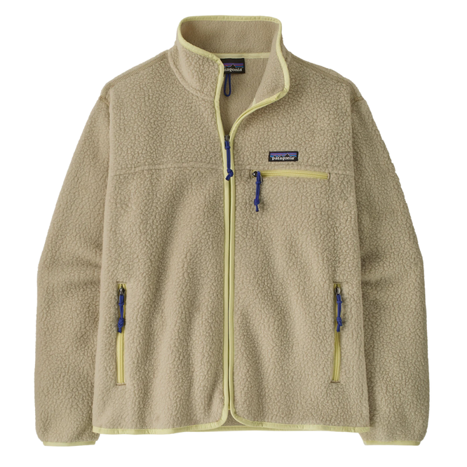 Womens Retro Pile Jacket Weathered Stone