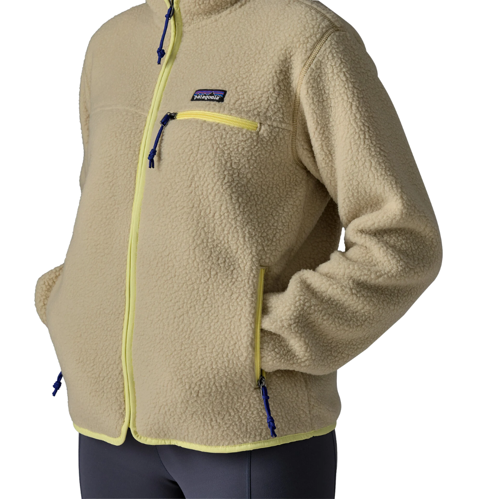 Womens Retro Pile Jacket Weathered Stone