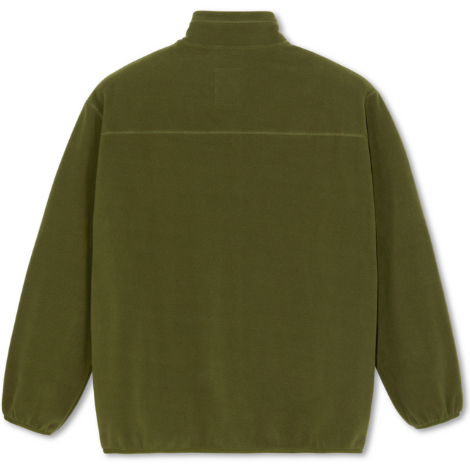 Basic Fleecejacke Armeegrün