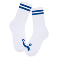 Happy Sad Rib Socks White/Red