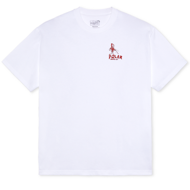 Sensenmann-T-Shirt Weiß