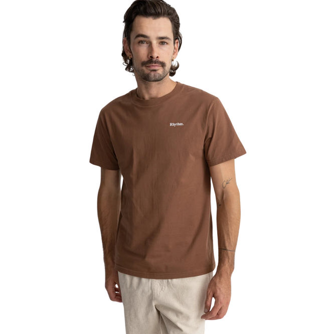 Klassisches Marken-T-Shirt Schokolade