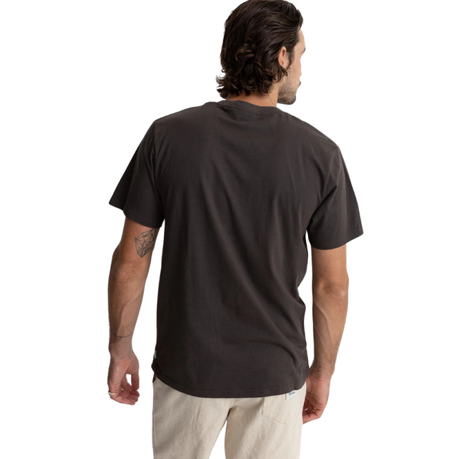Klassisches Marken-T-Shirt Vintage Schwarz