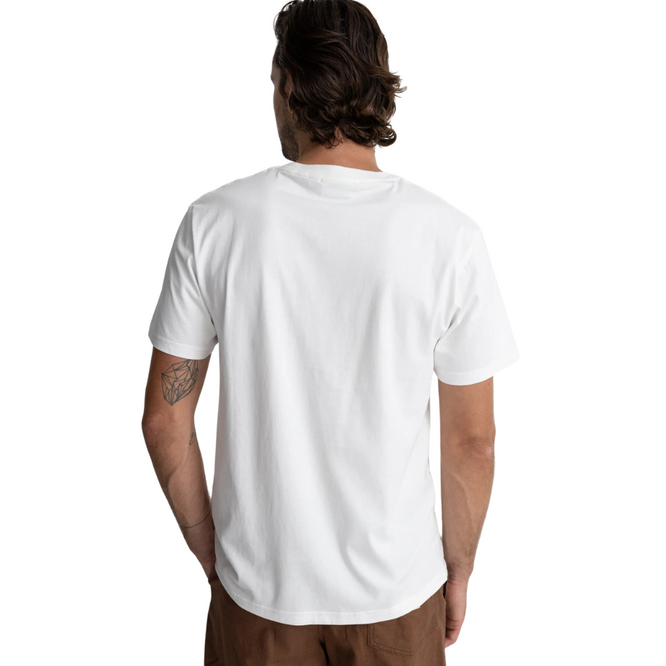Klassisches Marken-T-Shirt Vintage Weiß