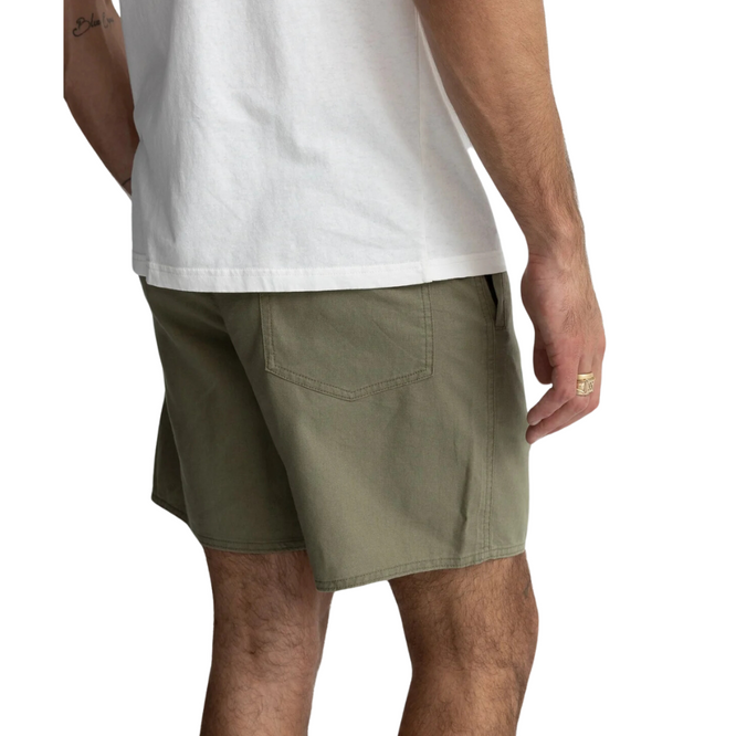 Klassische Leinen-Jam-Shorts Olive