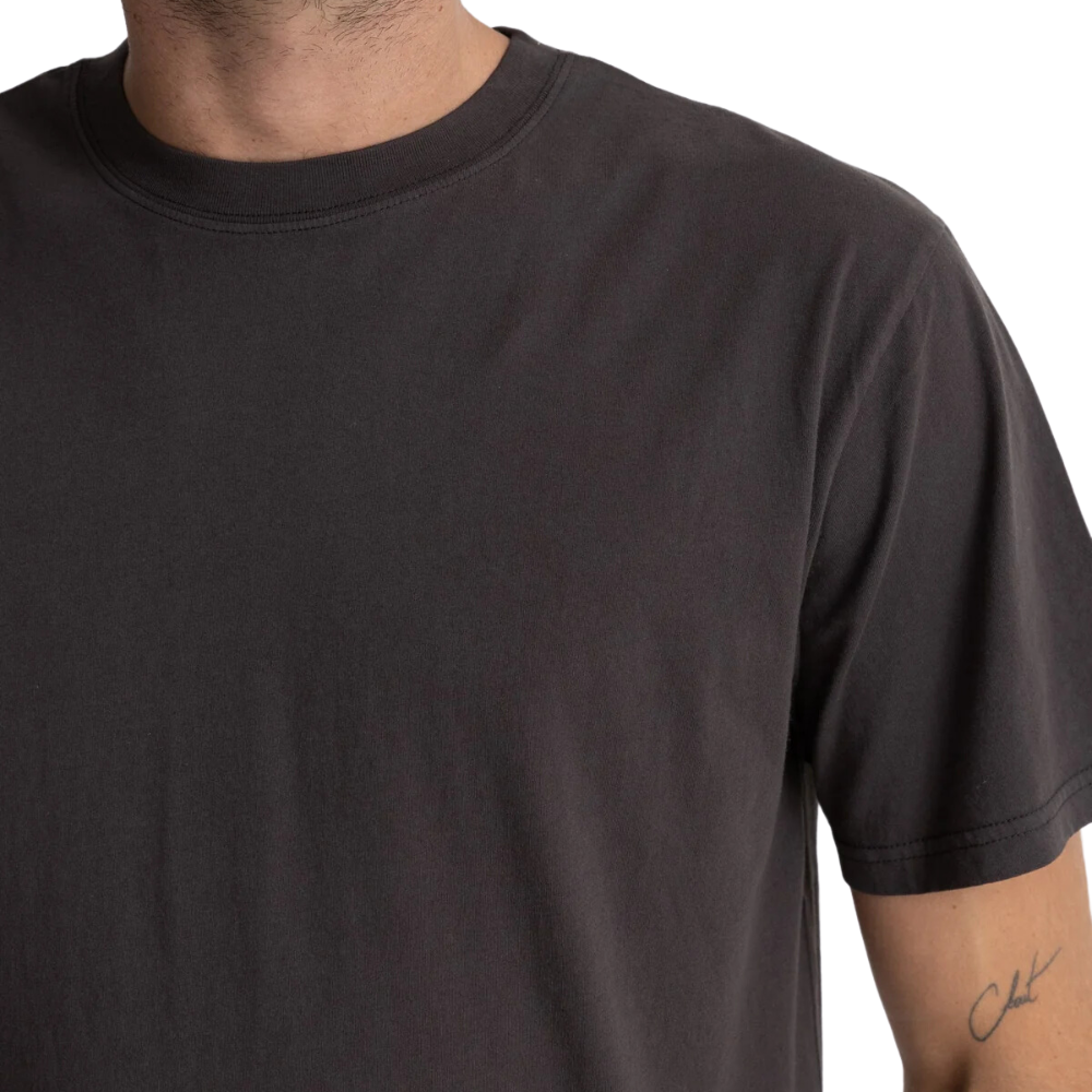 Klassisches Vintage-T-Shirt Vintage Schwarz