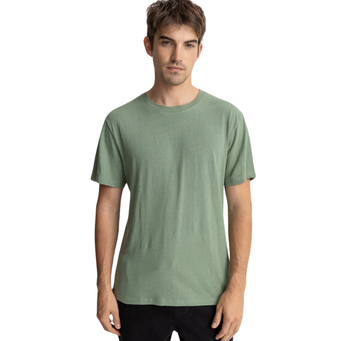 Leinen-T-Shirt Seafoam