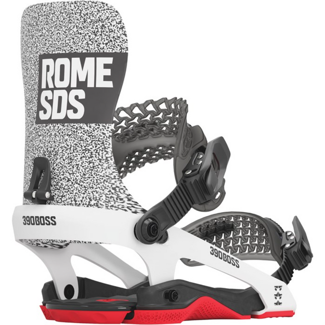 390 Boss Static White 2024 Snowboard-Bindungen