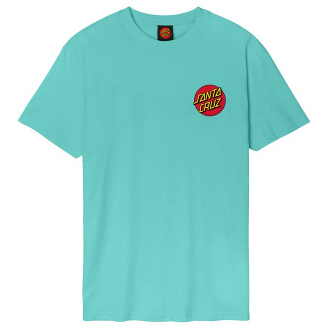 Classic Dot Chest T-Shirt Pool Blue