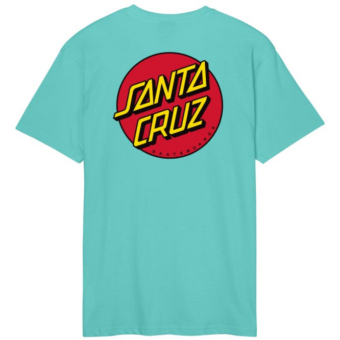 Classic Dot Chest T-Shirt Pool Blue
