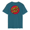 Classic Dot Chest T-shirt Teal