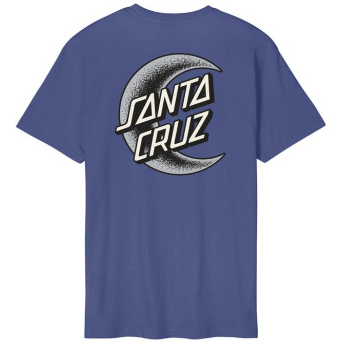 Crescent Moon Chest T-Shirt Navy Dusk