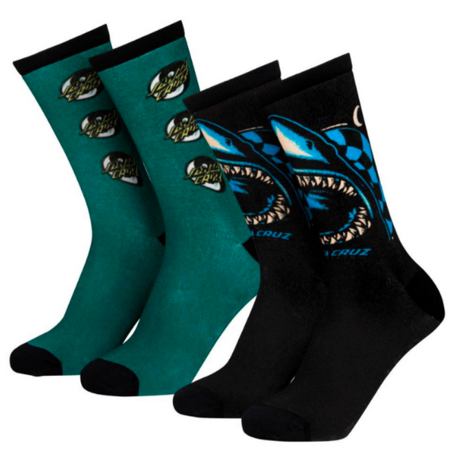 Shark Trip Sock (2 Pack) Multi