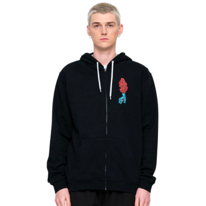 Speed Wheels Scream Zip Hoodie Black