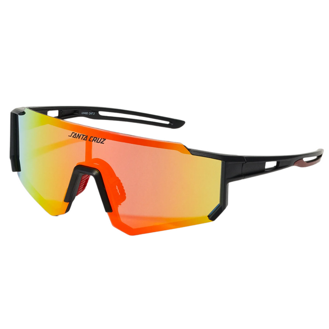 Strip Racer Sunglasses Black/Orange Red