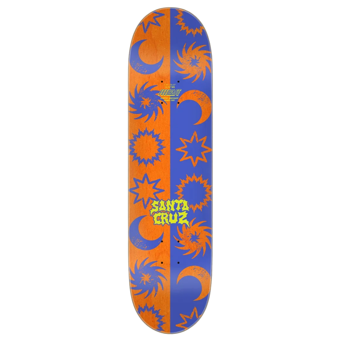 Sun Stamp FeelBase Yellow Green 7.75" Skateboard Deck