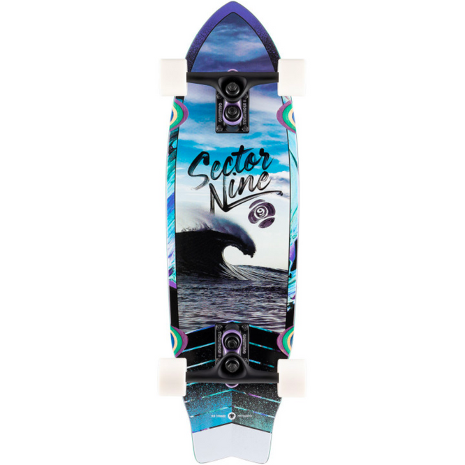 Wavepark Shadow 30.25" Complete Surf Skate