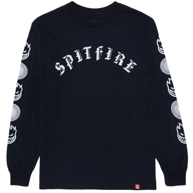 Old E Combo Langarm-T-Shirt Schwarz