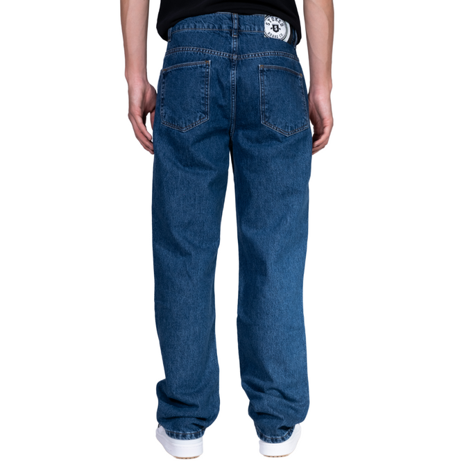 Charger Baggy Denim-Hose Dunkelblau