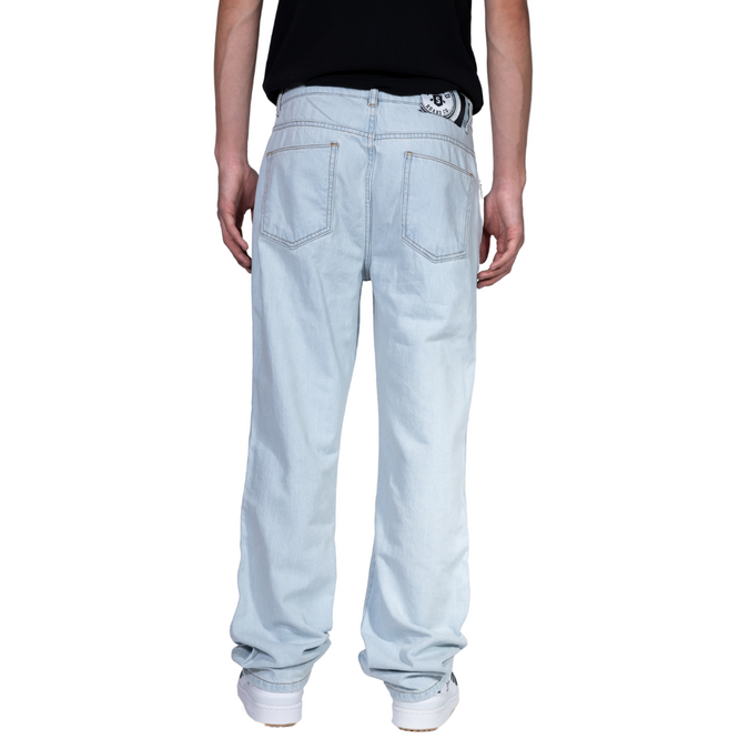 Charger Baggy Denim-Hose Hellblau