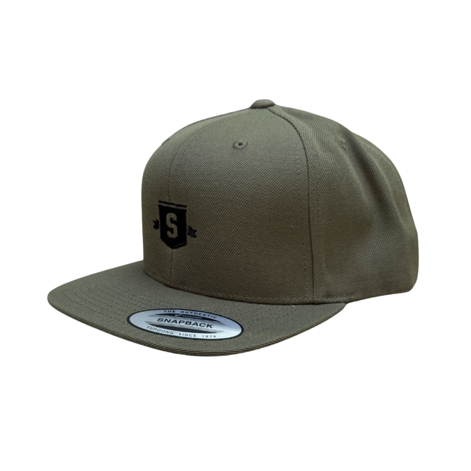 Classic Shield Snapback Cap Buck