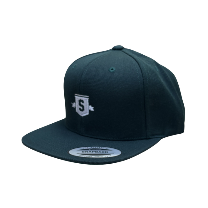 Classic Shield Snapback Cap Spruce