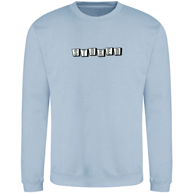 American Diner Sweater Sky Blue