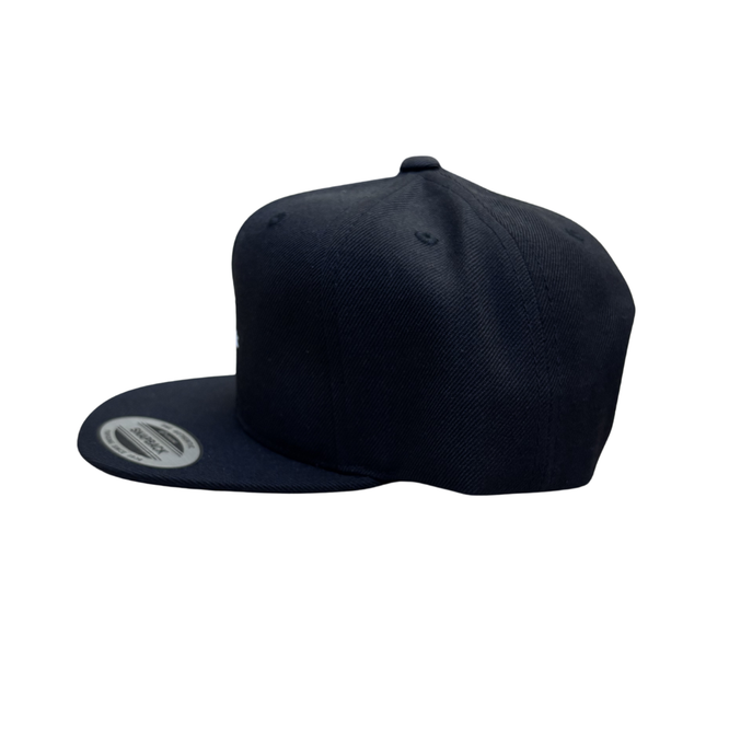 Kids Classic Shield Snapback Cap Black