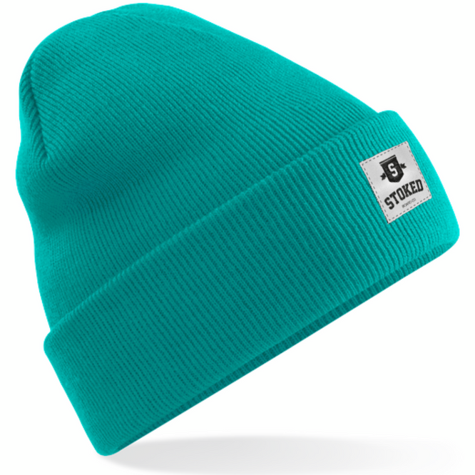 Original Cuffed Shield Beanie Smaragd