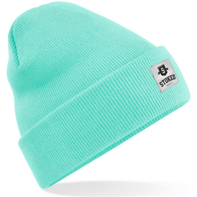 Original Cuffed Shield Beanie Mintgrün