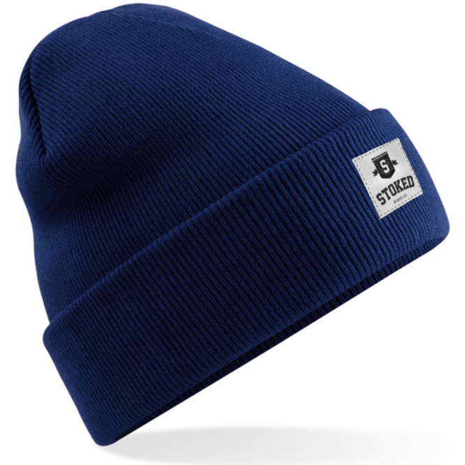 Original Shield Beanie mit Bündchen Oxford Navy