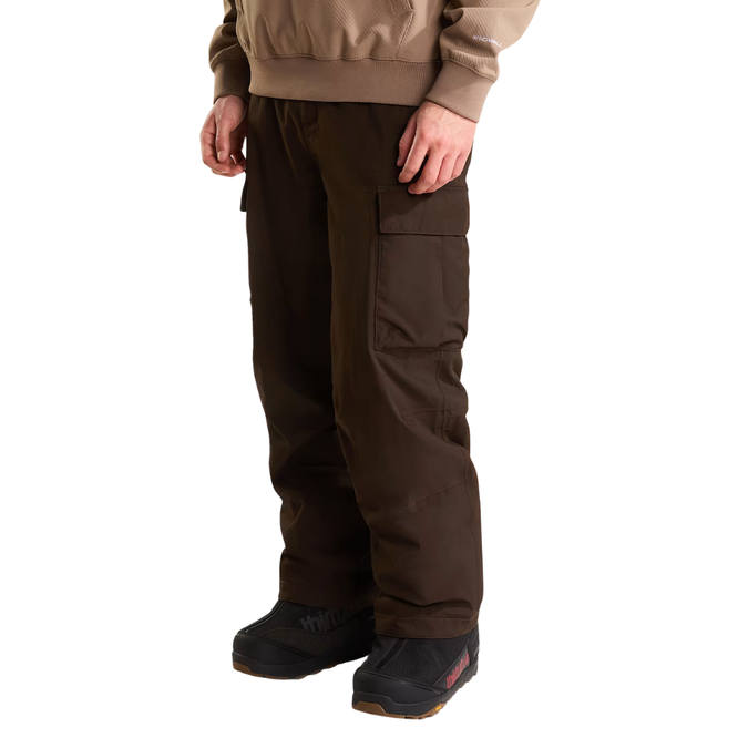 Blizzardery Cargo Snowboard Pants Dark Chestnut