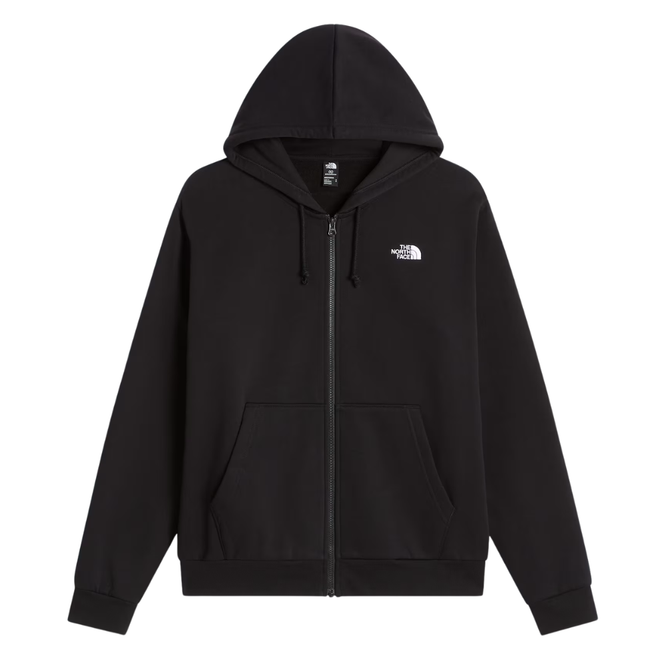 Evo Simple Dome Reg Full Zip Hoodie TNF Black