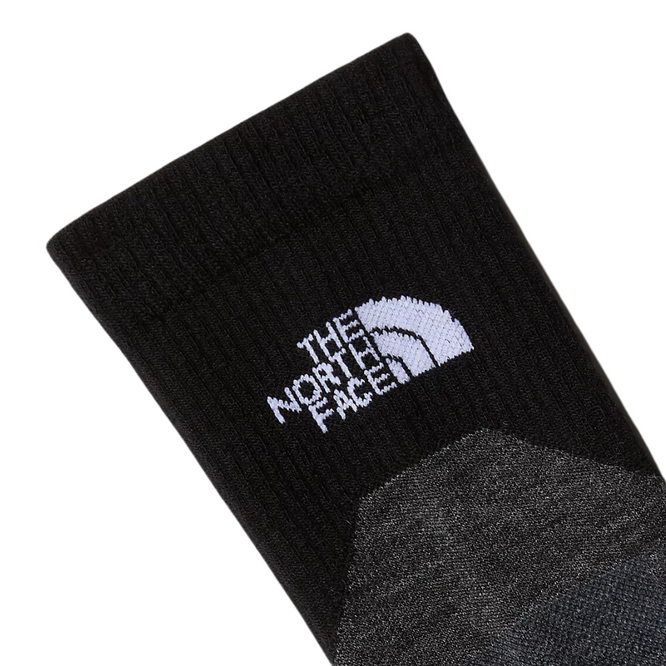 Wandern Crew Socken TNF Schwarz