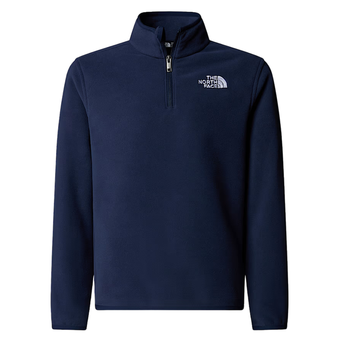 Kids Glacier 1/4 Zip Fleece Hoodie Summit Navy
