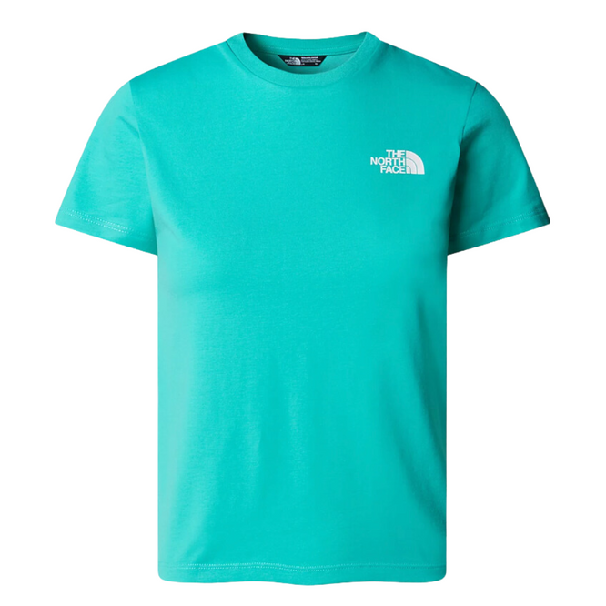 Einfaches Kinder-Kuppel-T-Shirt Geyser Aqua